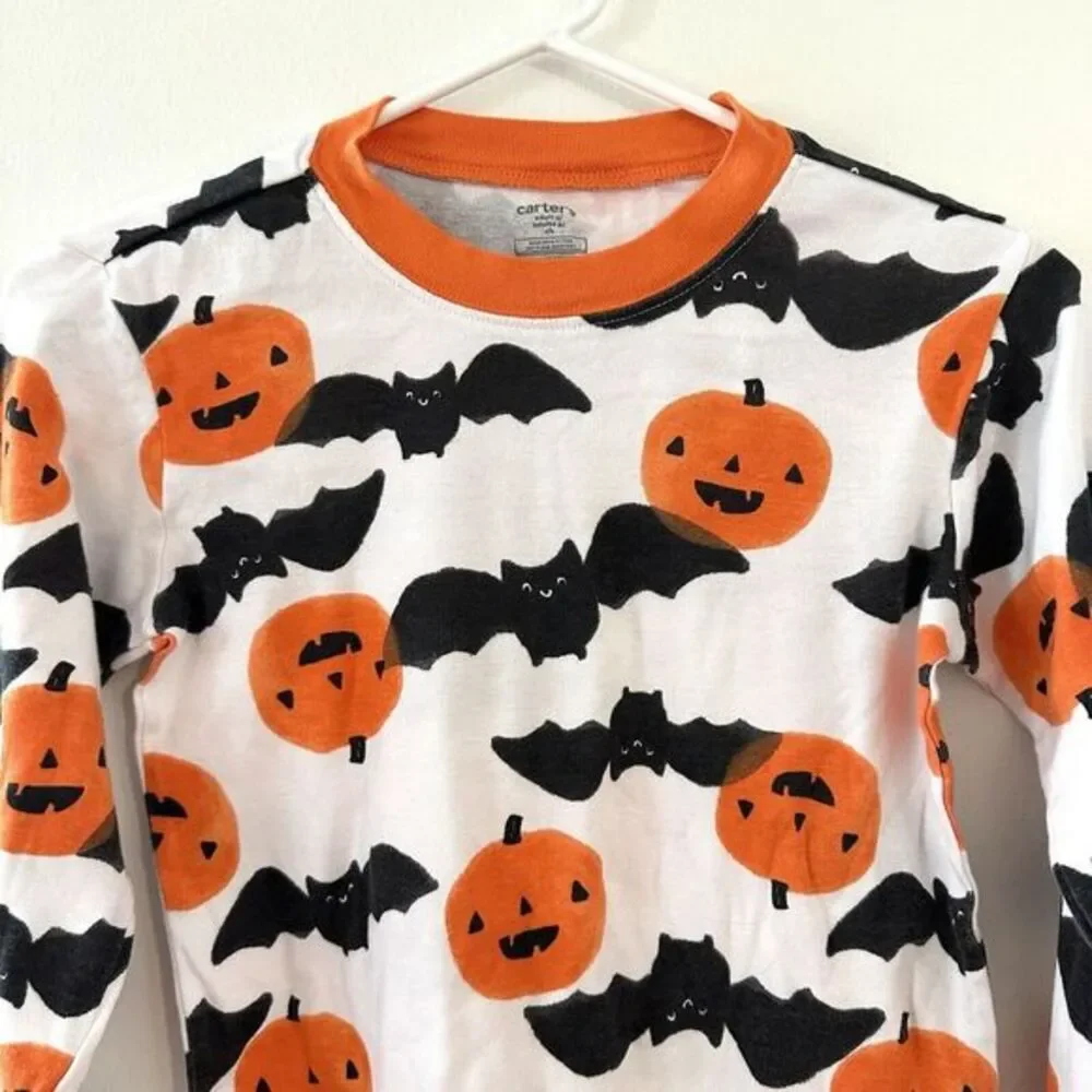 Carter's Kids Top Pumpkin Fall Halloween Size‎ Small